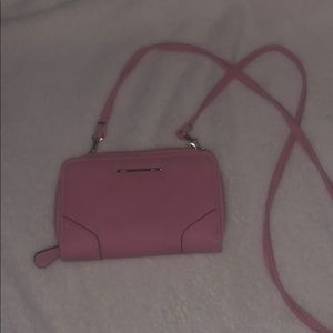 Pink accessory bag
